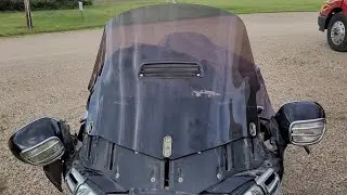 Замена лобового стекла на Honda Goldwing 2003 года #goldwing1800
