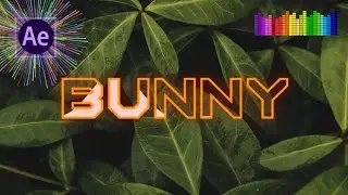 Text Audio Spectrum Effect in After Effects || No plugin