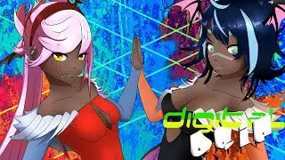 Digital Drip: Morrigan & Lilith From Darkstalkers
