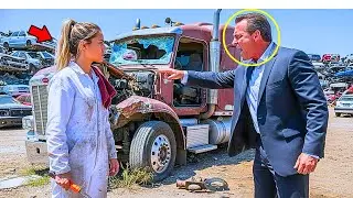 “¡YA NO SIRVES PARA ESTE TALLER!” — LO PUSIERON A LIMPIAR UN CAMIÓN OXIDADO… HASTA QUE