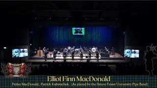 Elliot Finn MacDonald,  Pipes & Drums Gr&eacute;iwemaacher