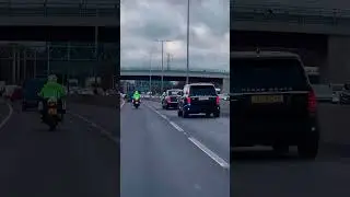 Convoy Of King Charles Consisting Of &pound;10m Bentley State Limo, Range Rover, Motorbikes Turn Heads&nbsp;