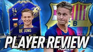 DE KING! 🤴 94 TOTY DE JONG PLAYER REVIEW! - FIFA 20 Ultimate Team