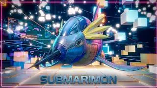 Digimon Story Time Stranger - Digi-Egg Armor Digivolution to Submarimon