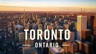 [4K] TORONTO CANADA 🇨🇦 | Stunning 4K Drone View