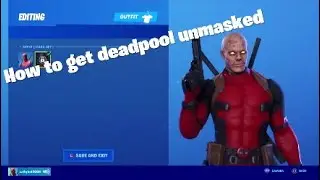 How to get deadpool unmasked style in fortnite week 8