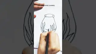 how to draw a fish tank &ndash; fish tank drawing &ndash; easy drawing &ndash; drawing fish tank - part 143 #shorts