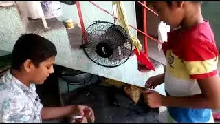 Playing with a table fan can be fun for kids, but safety comes first!