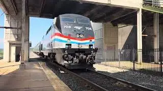 Amtrak Empire Service & Ethan Allen Express Trains @ Rhinecliff 8/14/25