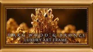 GOLD AMBIENCE ⏛ Luxus Gold (Molten Art) &bull; Samsung The Frame & OLED TV Screensaver [Lautlos]