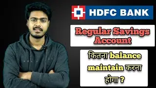 HDFC Bank Account opening All details | Benefit & Charges