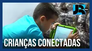 Crian&ccedil;as acessam a internet cada vez mais cedo, aponta pesquisa