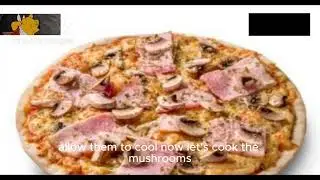Pizza with Prosciutto, Portobello, and Caramelized