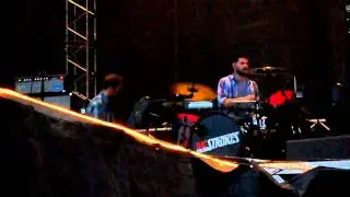 matt romano soundchecking fabrizio's drums