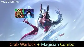 Legion TD 2 - Infinite mana: Crab Warlock with Magician