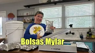 Prepárate ya! Que son bolsas Mylar y para que se usan?? Les explico. Almacenamiento de alimentos