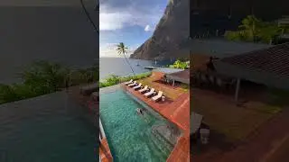 It&rsquo;s called Sugar Beach Viceroy  💫 aka paradise on earth. Would you stay here? #stlucia #saintlucia