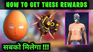HOW TO GET ALL ITEMS IN ONE-PUNCH MAN EVENT || FREE FIRE NEW EVENT || RASMIC RAAZ