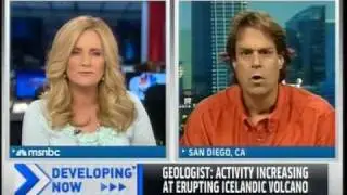 Earth Dr Reese Halter MSNBC Iceland Volcano