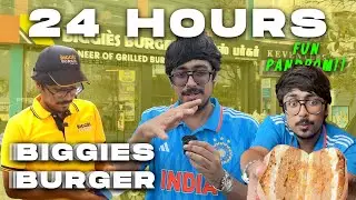 Eating at Biggies Burgers for 24 Hours 🤯⏳🍔 | Peppa Foodie