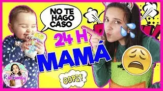 24 HORAS siendo MAMÁ de un BEBÉ 👩‍👧  PASO un DÍA siendo MADRE de MÍA de NENO y FAMILY