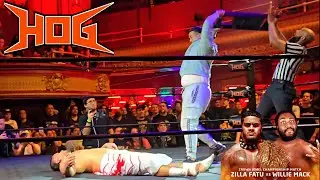 BLOODLINE WAR - Lance Anoa'i ATTACKS Zilla Fatu after FULL Match w/ Willie Mack - HOG Los Angeles