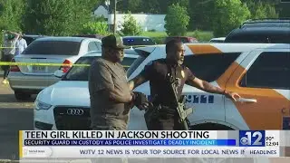 Jackson security guard in custody after teen killed in shooting