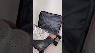 Unboxing my new AnyZip suitcase!😍🧳