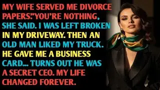 MY WIFE SERVED ME DIVORCE PAPERS”YOU'RE NOTHING, SHE SAID. I WAS LEFT BROKEN IN MY DRIVEWAY. THEN...