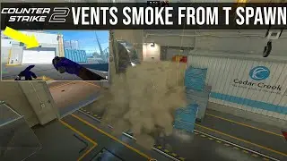 CS2 | Nuke: How To Smoke VENTS from T Spawn (EASY SMOKE)