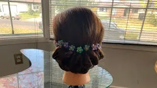 simplebeautiful lowbunhairstyle #gorgeous #lowbunhairstyle #lowbunstyle #bunstyles #lowbunupdo