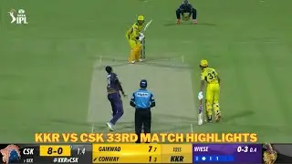 IPL 2023 Match 33 Highlights | Kolkata Knight Riders vs Chennai Super Kings, Full Match Highlights