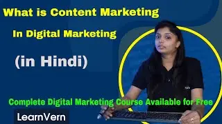 What is Content Marketing in Digital Marketing? | Video Tutorial in Hindi | LearnVern
