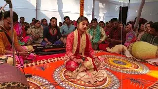 শ্রীমতি পৌষী দাসী ভজন গান । শ্রীমতি পৌষী দাসী আসর বন্দনা । poushi dashi kirtan । devotional song