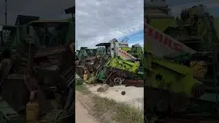 Abandoned combines #panevėžys #combine #parts