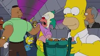 The Simpsons: Homer on Maggie duty.
