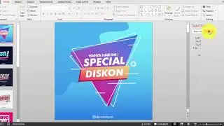 Tutorial Edit Text pada Template Desain Powerpoint