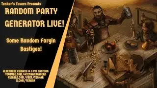 Random Party Generator Live! Tonight, Friday, April 11th @ 8PM ET