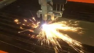 Swift Cut Swifty 1250 CNC Plasma Table cutting 5mm MS plates