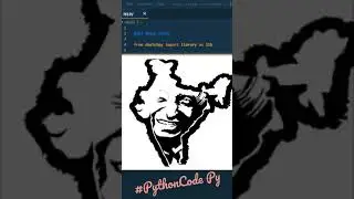 #shorts apjabdulkalam using python  #pythonturtle #turtlepython #apj #shorts #PythonCodePy #coding