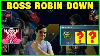 Black Manta уничтожает босса Робина + награждает за соло-рейды Injustice 2 Mobile H5 DOA