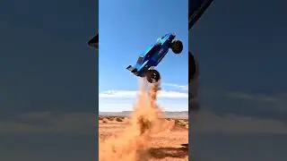 High-Speed RC Car Launch: VEO Soars Above the Dust