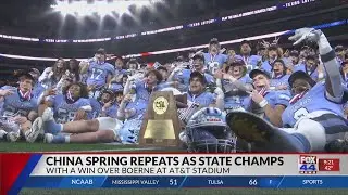 No. 1 China Spring comes back to take second-straight state title
