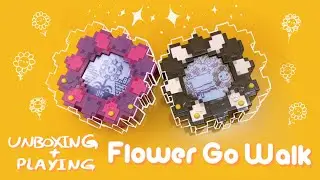 Unboxing and playing with the 🌼 Flower Go walk 🌼  by Takashi Murakami