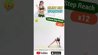 30 Min #nojumping Silent #hiitcardioworkout #allstanding @RobertasGym #homeworkout #weightloss