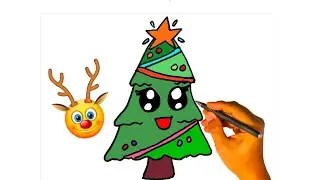 How to Draw a Beautiful Christmas Tree: Easy Holiday Art Tutorial