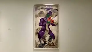 Marc Chagall : Green Violinist (Violiniste),  1923-24 | Guggenheim Museum