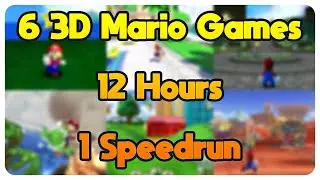 BEATING 6 3D MARIO GAMES IN 12 HOURS - The 3D Mario 540