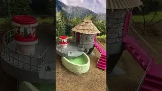 Adorable circular building #asmrbuilding #asmr  #extremelycomfortable #slowlife #asmr #minihouse