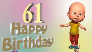 Lustiges Geburtstags Video Alter 61 Jahre Happy Birthday to you 61